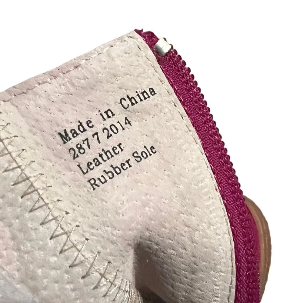 NEW Livie & Luca Sz 4 Pink Suede Leather Marchita Tiempo Boots